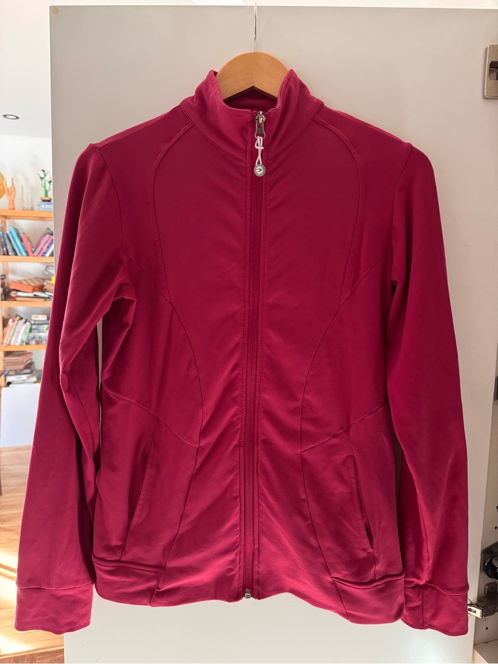 Denver Hayes Fuchsia Raspberry Stretch Full-Zip Athletic Jacket – Size Small